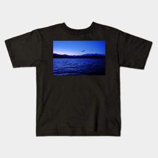 lack wanaka sunset Kids T-Shirt